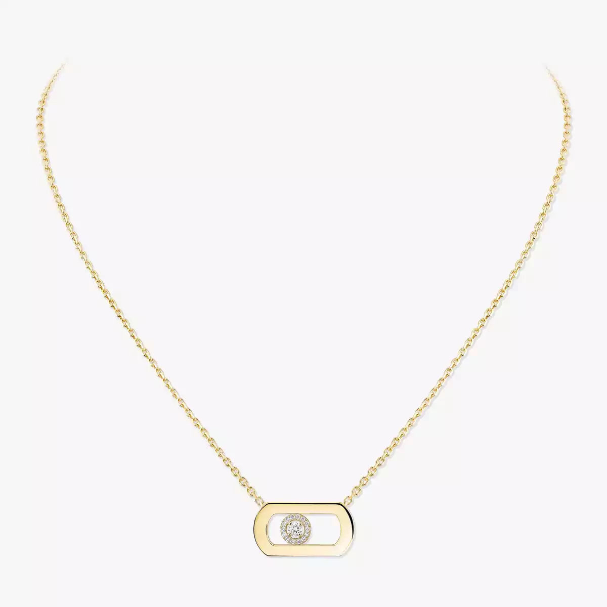 [Amore]So Move Diamond Necklace in Gold