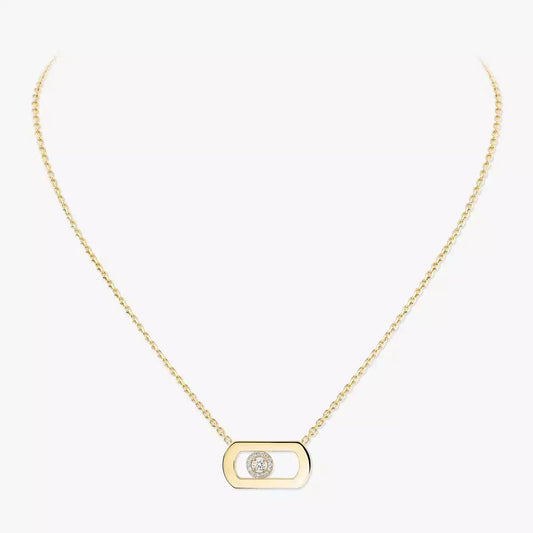 [Amore]So Move Diamond Necklace in Gold