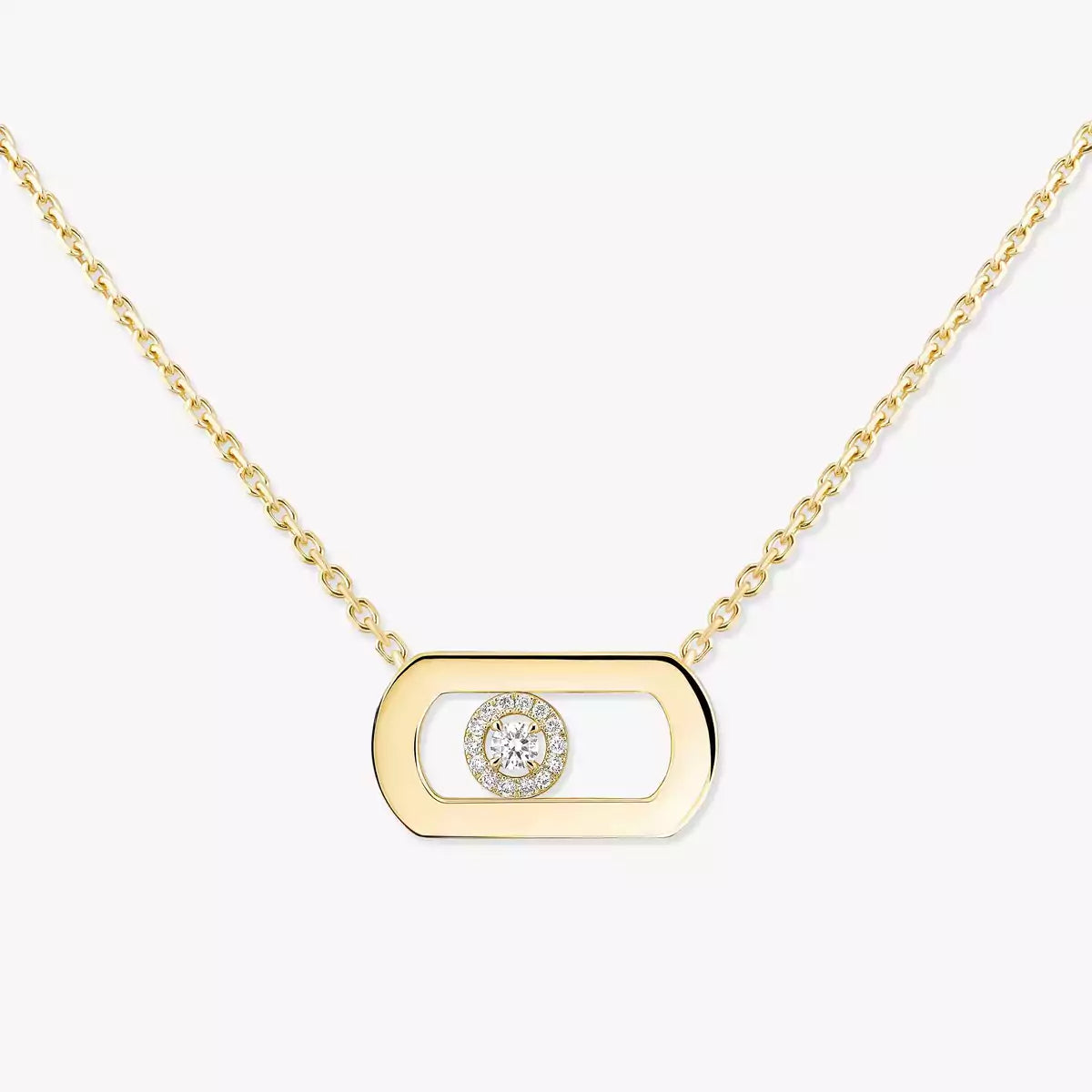 [Amore]So Move Diamond Necklace in Gold