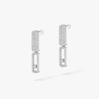 [Amore]Imperial Move SM Diamond Earrings