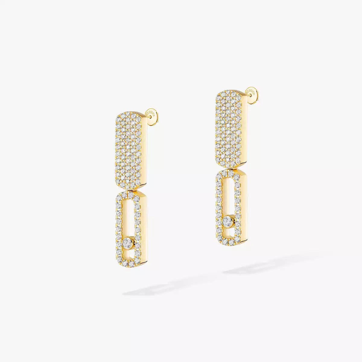 [Amore]Imperial Move SM Diamond Earrings