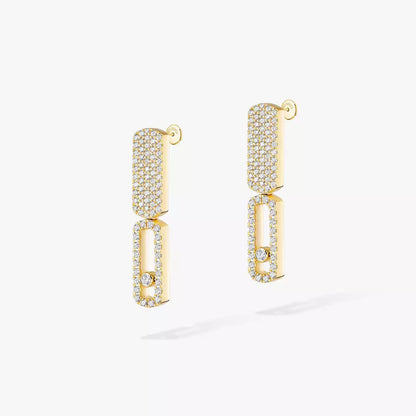 [Amore]Imperial Move SM Diamond Earrings
