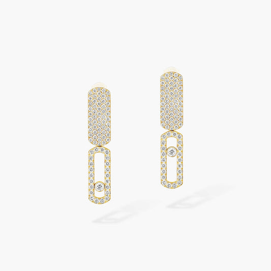[Amore]Imperial Move SM Diamond Earrings