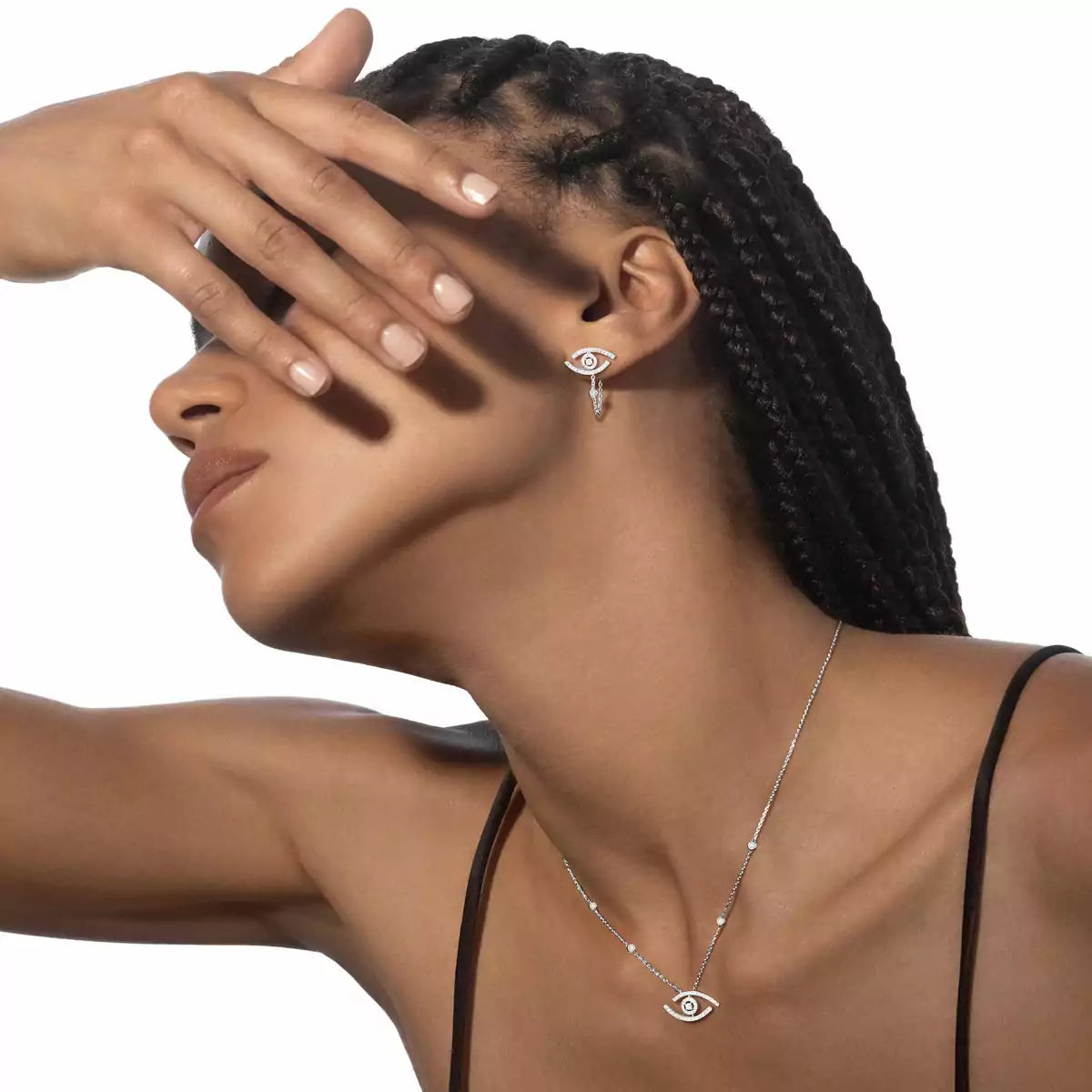 [Amore]Lucky Eye Diamond Earrings