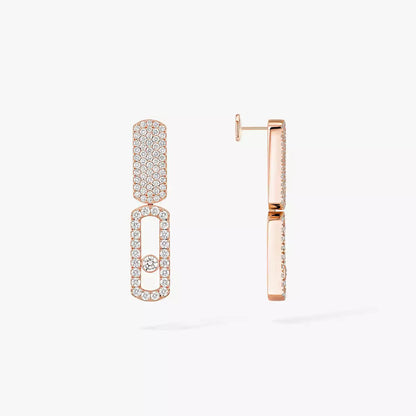 [Amore]Imperial Move SM Diamond Earrings
