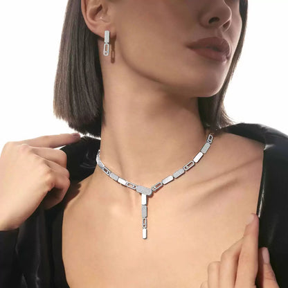[Amore]Imperial Move SM Diamond Earrings