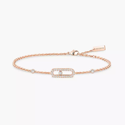 [Amore]Move Uno Diamond Bracelet