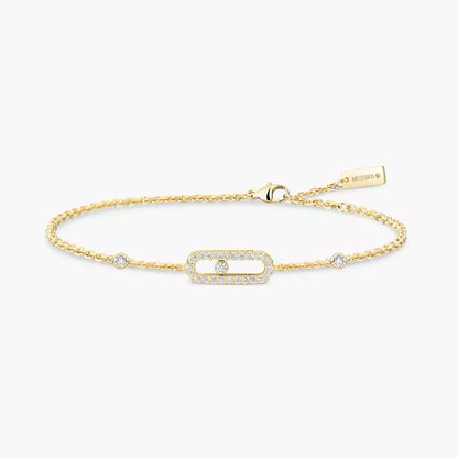 [Amore]Move Uno Diamond Bracelet
