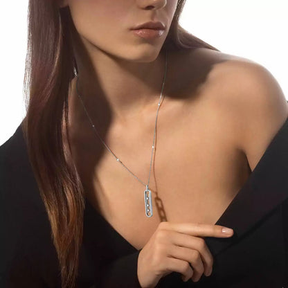 [Amore]Diamond Necklace Move 10Th