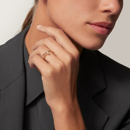 [Amore]JUSTE 1.8MM HALF DIAMOND RING