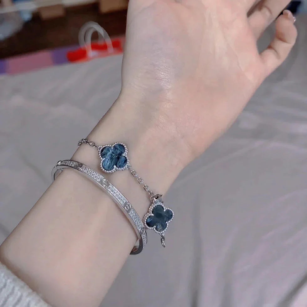 [Amore]CLOVER 5 MOTIF PIETERSITE BRACELET COLLECTION