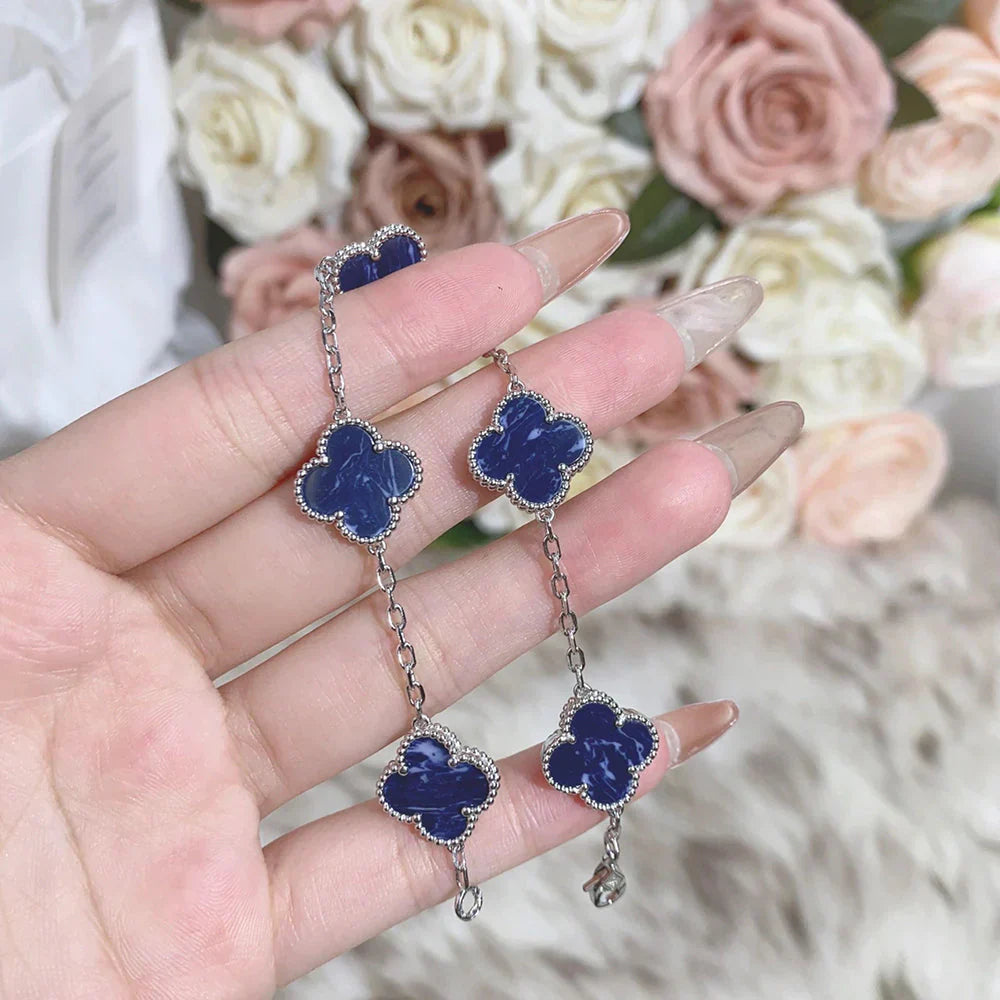 [Amore]CLOVER 5 MOTIF PIETERSITE BRACELET COLLECTION