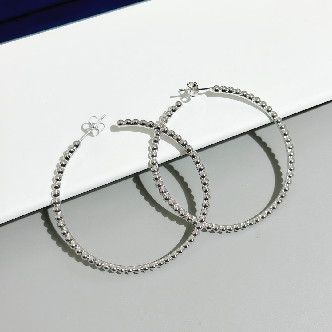 [Amore] SMOOTH BEAD STUD EARRINGS