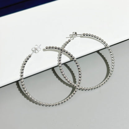 [Amore] SMOOTH BEAD STUD EARRINGS