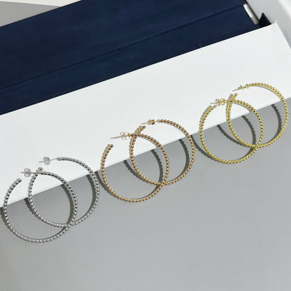 [Amore] SMOOTH BEAD STUD EARRINGS