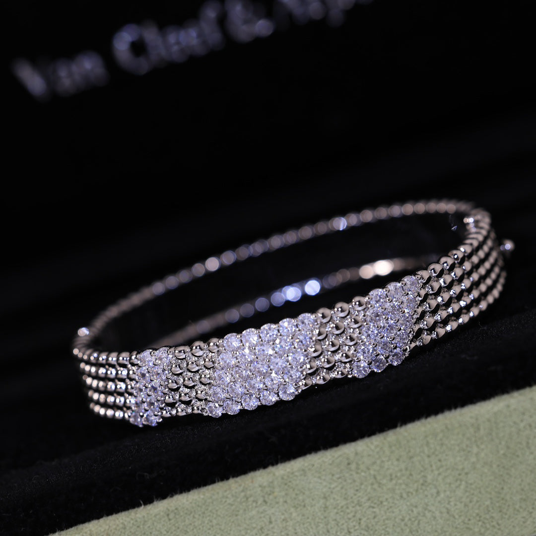 [Amore]  FIVE-ROW DIAMOND BRACELET