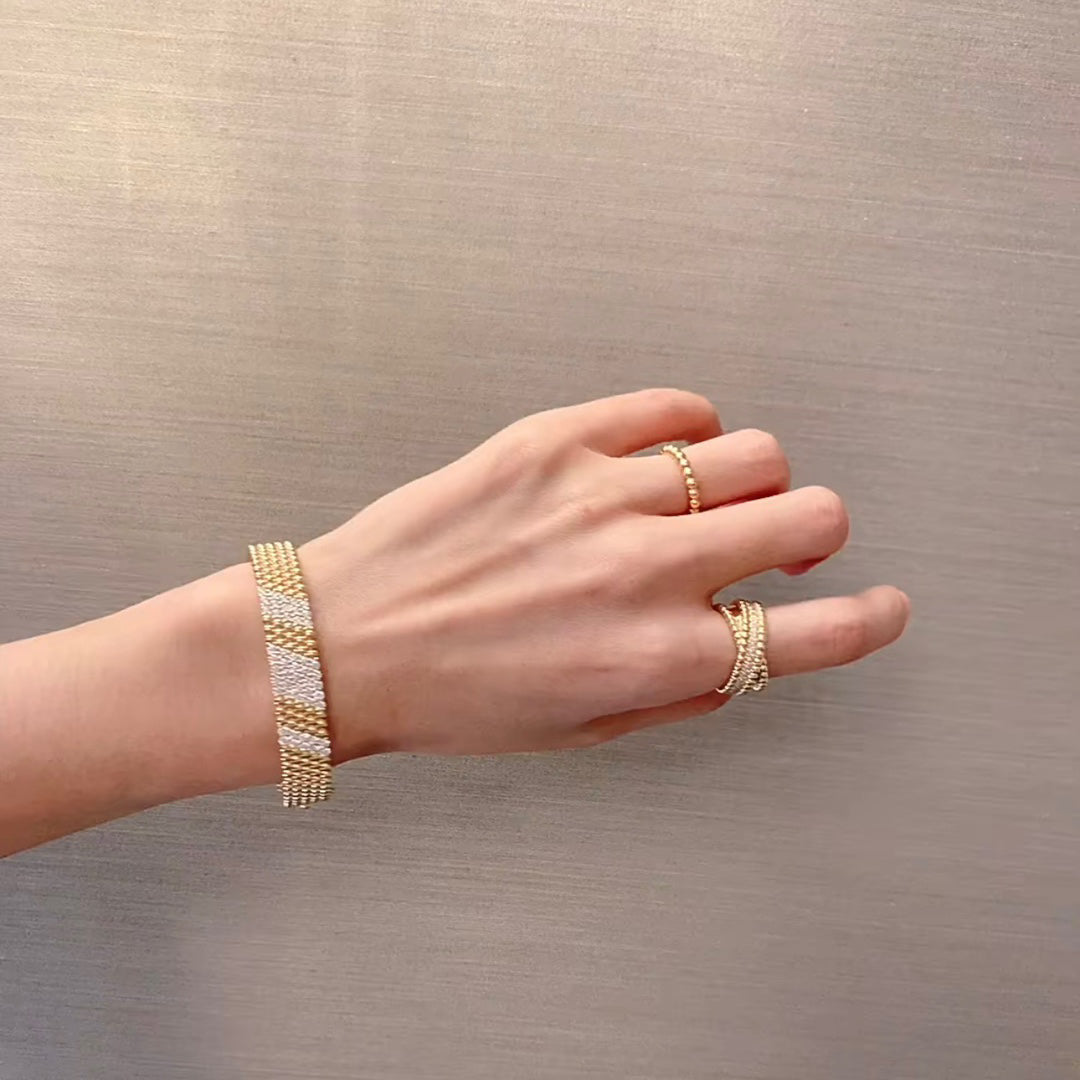 [Amore]  FIVE-ROW DIAMOND BRACELET