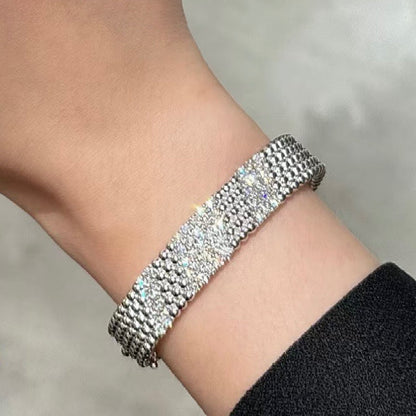 [Amore]  FIVE-ROW DIAMOND BRACELET