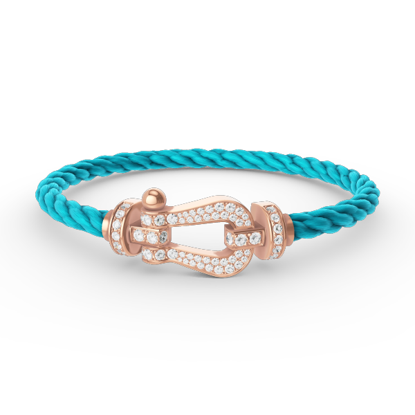 [Amore]FORCE LARGE HORSESHOE FULL DIAMOND BRACELET ROSE GOLD
