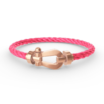 [Amore]FORCE LARGE HORSESHOE NO DIAMOND BRACELET ROSE GOLD