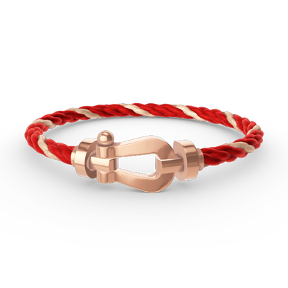 [Amore]FORCE LARGE HORSESHOE NO DIAMOND BRACELET ROSE GOLD