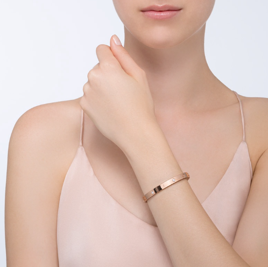[Amore]LOVE BRACELET 6.1MM 4 DIAMONDS