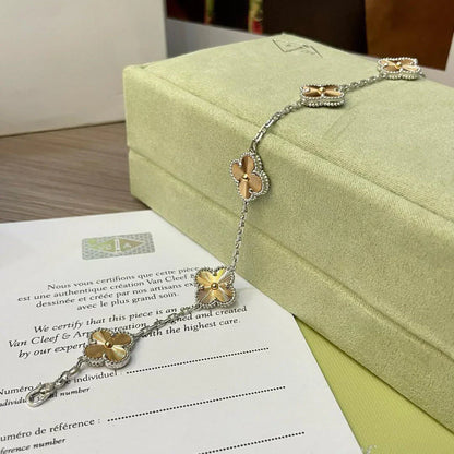 [Amore] CLOVER 5 MOTIF LASER BRACELET COLLECTION
