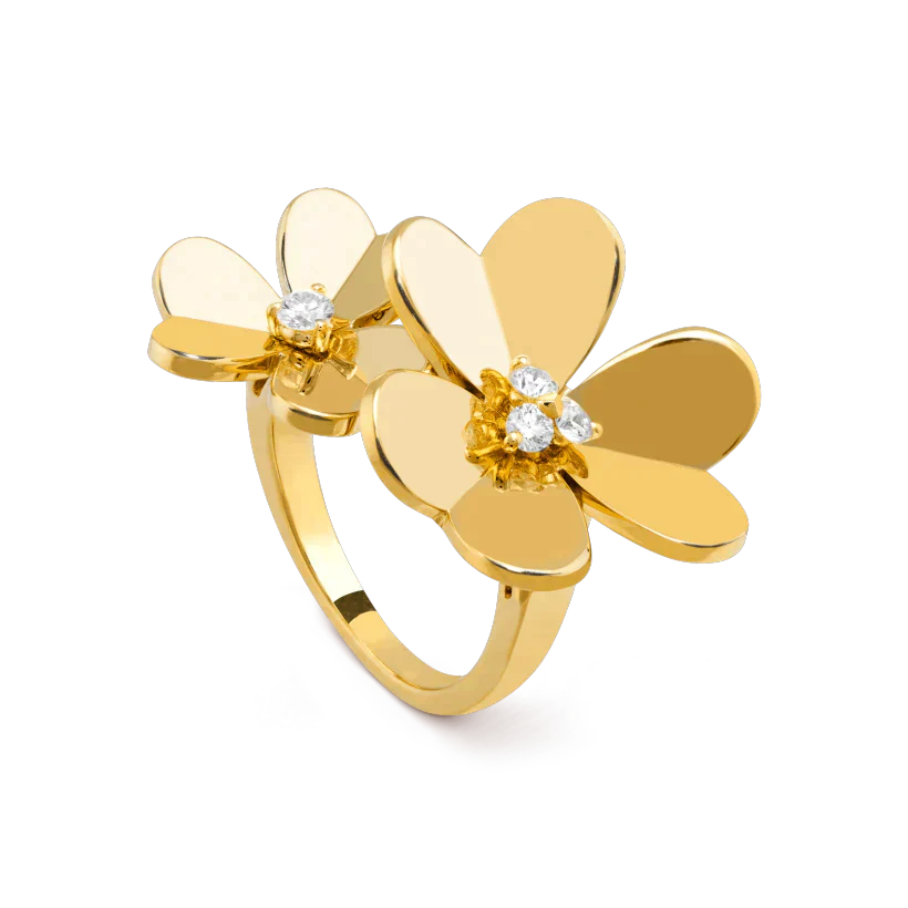 [Amore]CLOVER COMOS GOLD DIAMOND RING