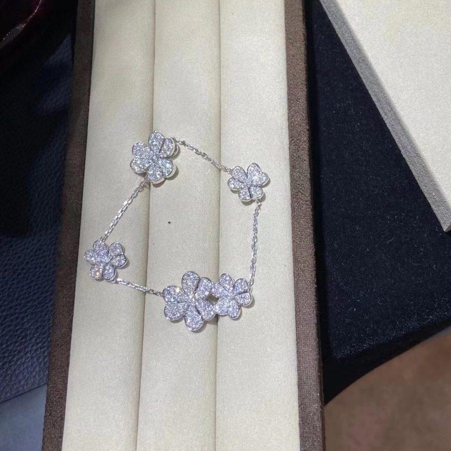[Amore]FRIVOLE SILVER 5 FLOWERS BRACELET