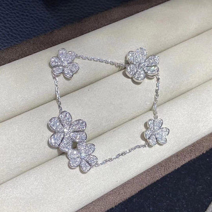 [Amore]FRIVOLE SILVER 5 FLOWERS BRACELET