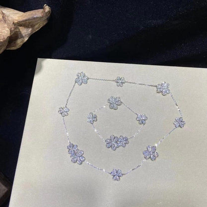 [Amore]FRIVOLE SILVER 5 FLOWERS BRACELET