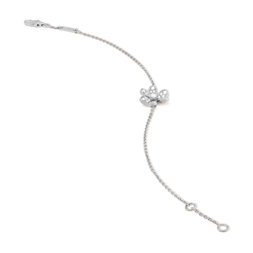 [Amore]FRIVOLE SILVER FLOWER DIAMOND BRACELET