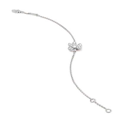 [Amore]FRIVOLE SILVER FLOWER DIAMOND BRACELET