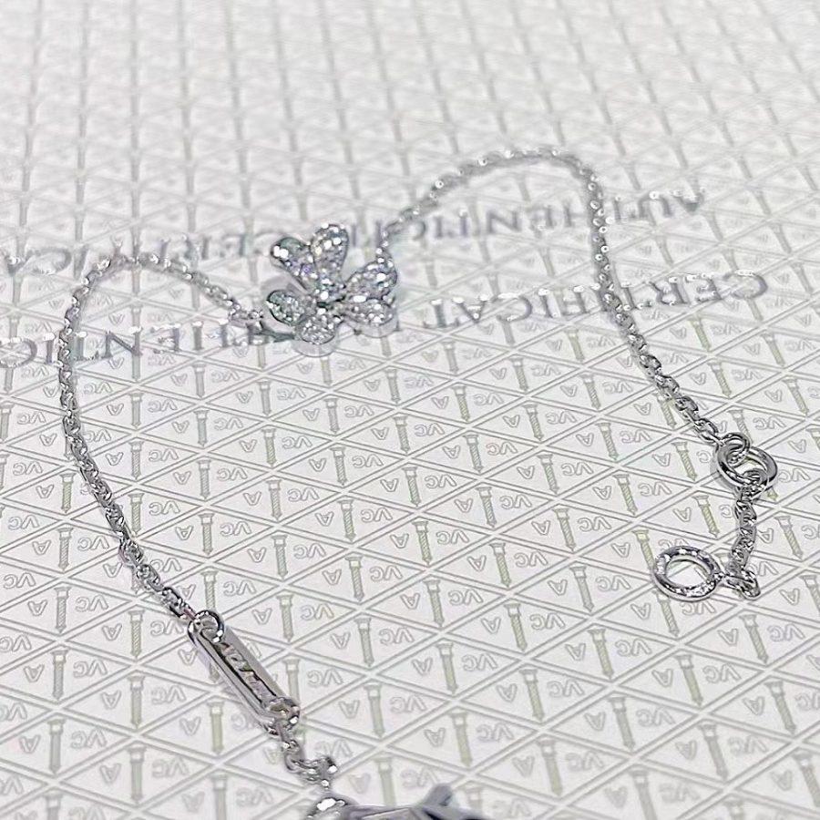 [Amore]FRIVOLE SILVER FLOWER DIAMOND BRACELET