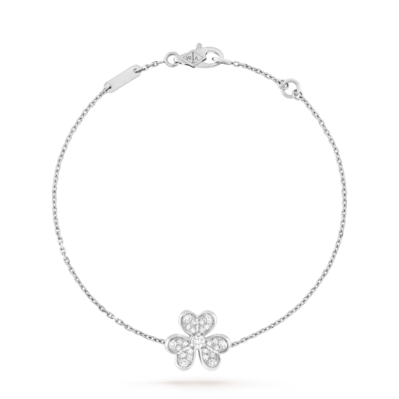 [Amore]FRIVOLE SILVER FLOWER DIAMOND BRACELET