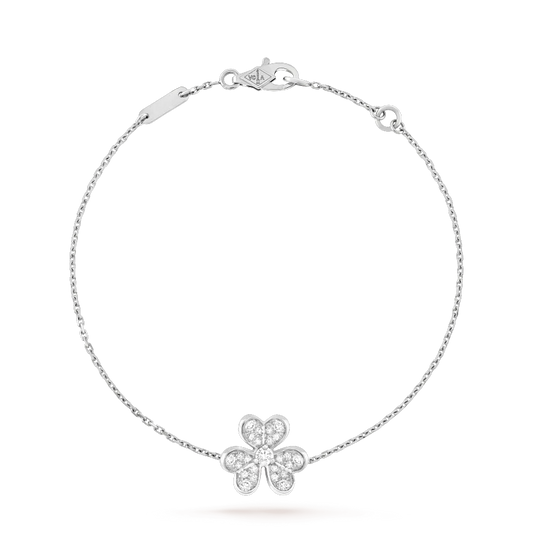 [Amore]FRIVOLE SILVER FLOWER DIAMOND BRACELET