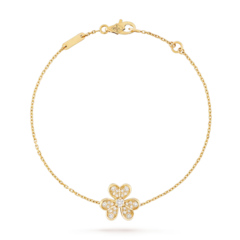 [Amore]FRIVOLE GOLD FLOWER DIAMOND BRACELET
