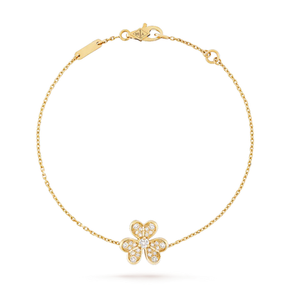 [Amore]FRIVOLE GOLD FLOWER DIAMOND BRACELET