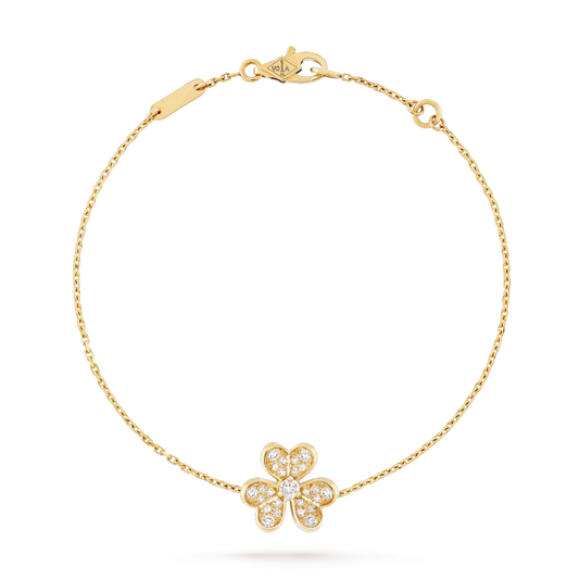 [Amore]FRIVOLE GOLD FLOWER DIAMOND BRACELET