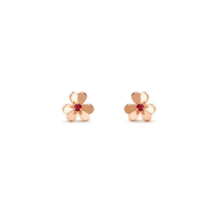 [Amore]FRIVOLE  FLOWER PINK EARRINGS