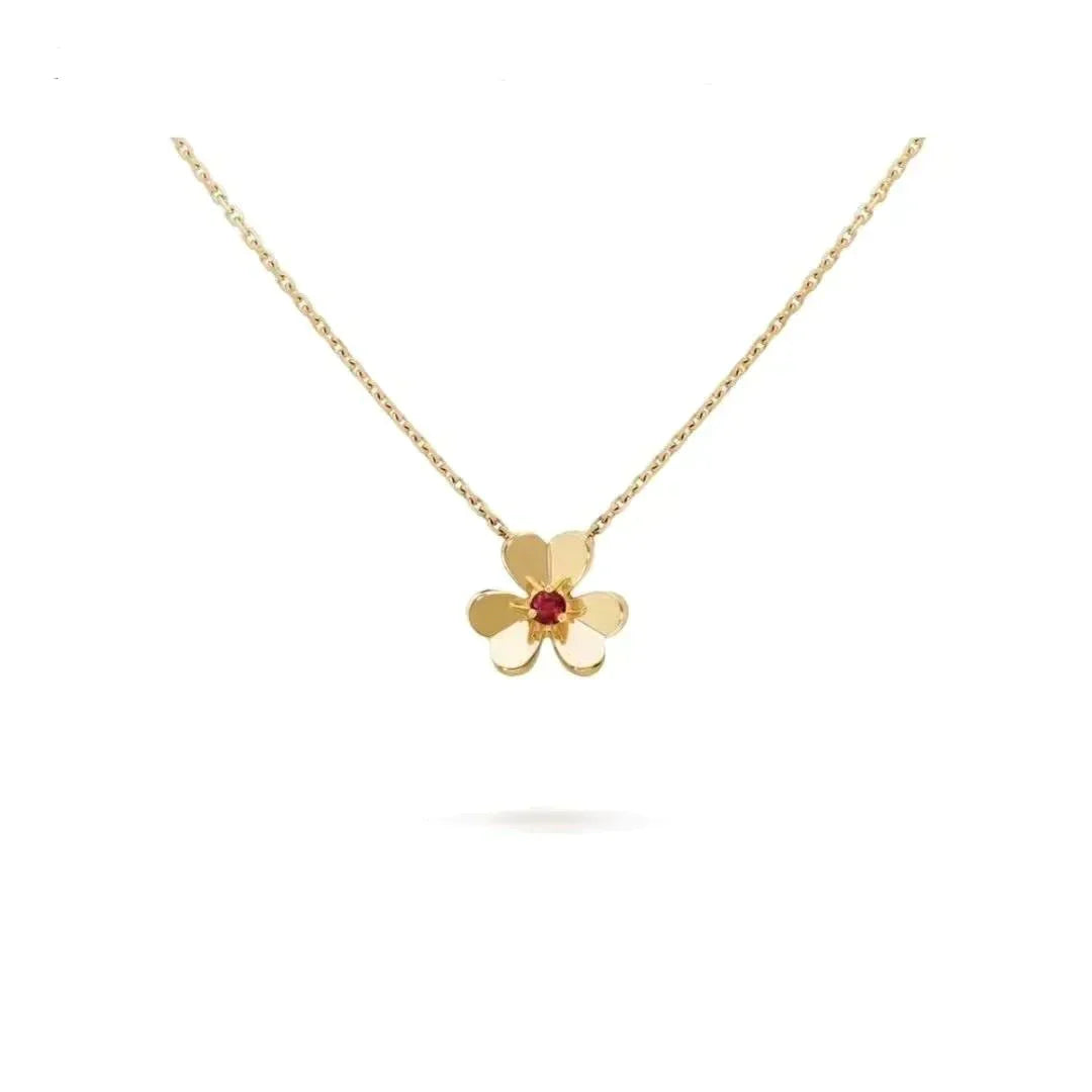 [Amore]FRIVOLE GOLD FLOWER NECKLACE
