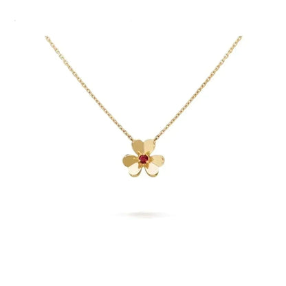 [Amore]FRIVOLE GOLD FLOWER NECKLACE