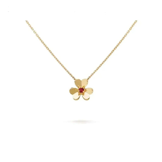 [Amore]FRIVOLE GOLD FLOWER NECKLACE