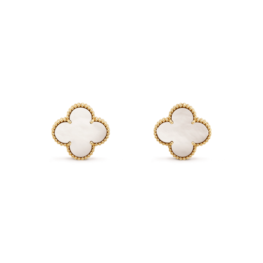 [Amore]CLOVER MINI GOLD EARRINGS