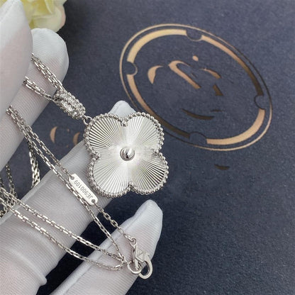 [Amore]CLOVER 25MM SILVER BIG CLOVER NECKLACE
