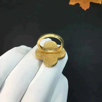 [Amore]CLOVER MALACHITE RING