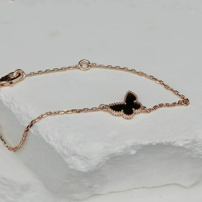 [Amore]BUTTERFLY ONYX  BUTTERFLY BRACELET