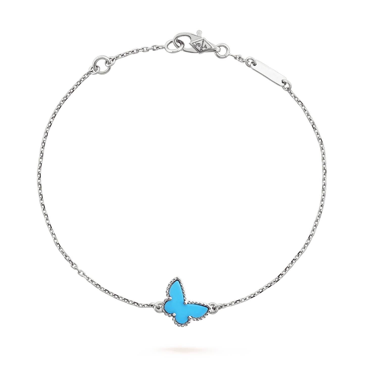 [Amore]BUTTERFLY TURQUOISE BUTTERFLY BRACELET SILVER