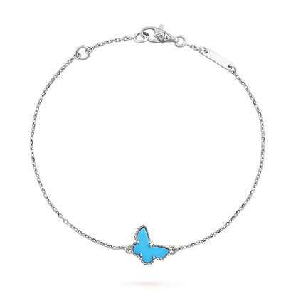 [Amore]BUTTERFLY TURQUOISE BUTTERFLY BRACELET SILVER