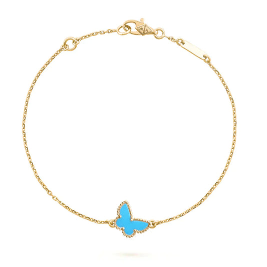 [Amore]BUTTERFLY TURQUOISE BUTTERFLY BRACELET
